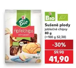 Kaufland Sušené plody jablečné chipsy nabídka