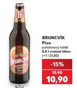 Kaufland BRUNCVÍK Pivo nabídka