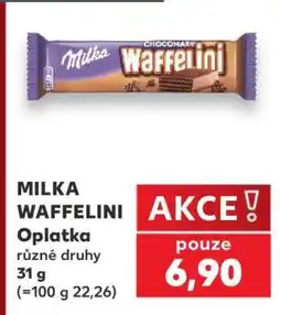 Kaufland Milka Waffelini nabídka