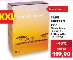 Kaufland CAPE BUFFALO Víno nabídka