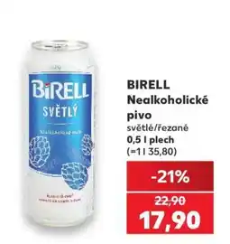 Kaufland BIRELL Nealkoholické pivo nabídka