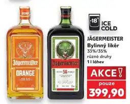 Kaufland JÄGERMEISTER Bylinný likér nabídka