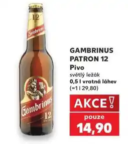 Kaufland Gambrinus Patron 12 nabídka