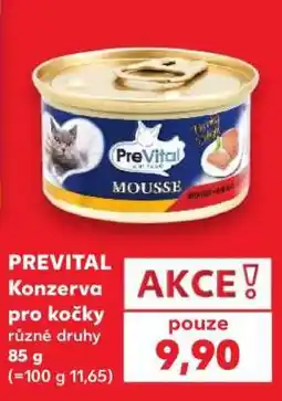 Kaufland PreVital Konzerva pro kočky nabídka
