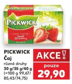 Kaufland Pickwick čaj nabídka