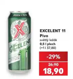 Kaufland EXCELENT 11 Pivo nabídka