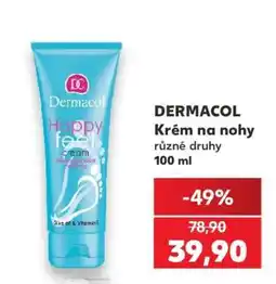 Kaufland DERMACOL Krém na nohy nabídka