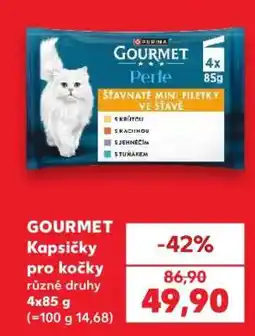 Kaufland GOURMET Kapsičky pro kočky nabídka