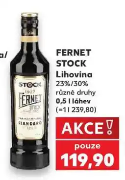 Kaufland Fernet Stock nabídka