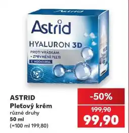 Kaufland Astrid pleťový krém nabídka