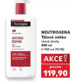 Kaufland Neutrogena Tělové mléko nabídka