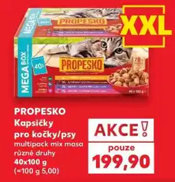 Kaufland PROPESKO Kapsičky pro kočky/psy nabídka