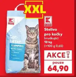 Kaufland Stelivo pro kočky hrudkující nabídka