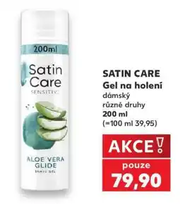 Kaufland Satin Care Gel na holení nabídka