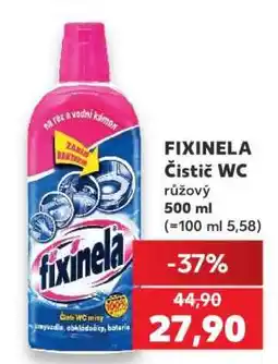 Kaufland FIXINELA Čistič WC růžový nabídka