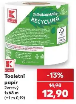 Kaufland Toaletní papír nabídka