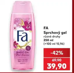 Kaufland Fa sprchový gel nabídka