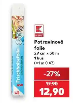 Kaufland Potravinová folie nabídka