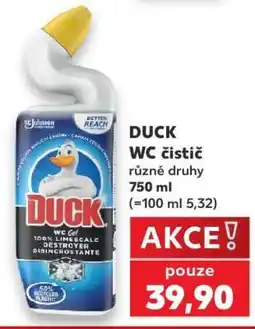 Kaufland Duck WC čistič nabídka