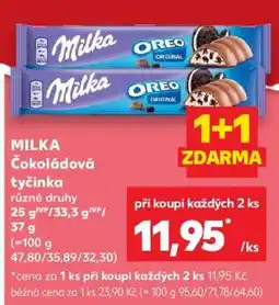 Kaufland MILKA Čokoládová tyčinka nabídka