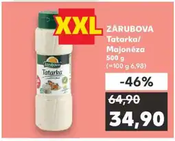 Kaufland Zárubova Tatarka/Majonéza 500 g nabídka