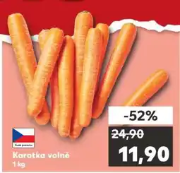 Kaufland Karotka volně 1 kg nabídka