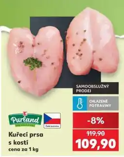 Kaufland Kuřecí prsa s kostí nabídka