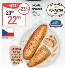 Globus Bageta cibulová nabídka