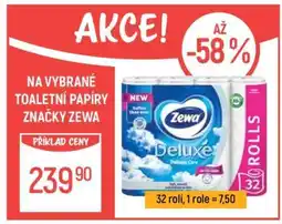 Globus Zewa Deluxe Toaletní papír nabídka