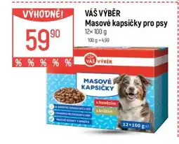Globus VÁŠ VÝBĚR Masové kapsičky pro psy nabídka