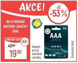 Globus Vybrané baterie značky OHO nabídka