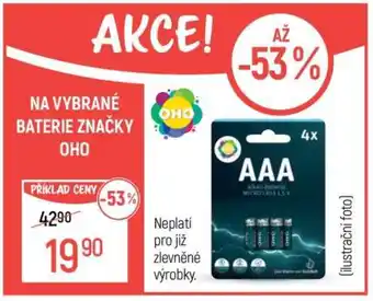 Globus Vybrané baterie značky OHO nabídka