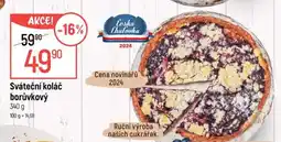 Globus Sváteční koláč borůvkový nabídka