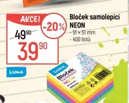 Globus Bloček samolepicí NEON nabídka