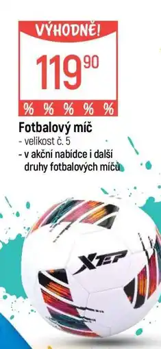 Globus FOTBALOVÝ MÍČ nabídka