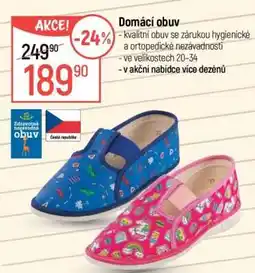 Globus DOMÁCÍ OBUV nabídka