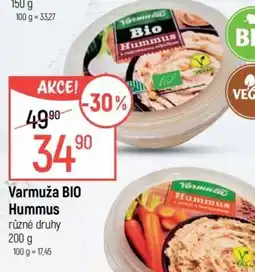 Globus Varmuža BIO Hummus nabídka