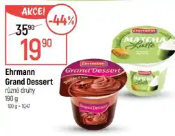 Globus Ehrmann Grand Dessert nabídka