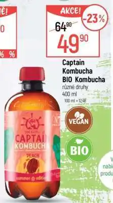 Globus Captain Kombucha BIO Kombucha nabídka