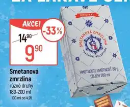 Globus Smetanová zmrzlina nabídka