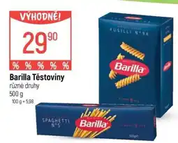 Globus Barilla těstoviny nabídka