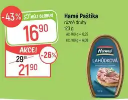 Globus Hamé paštika nabídka