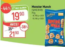 Globus Monster Munch nabídka