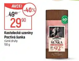 Globus Kostelecké uzeniny Poctivá šunka nabídka