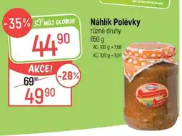 Globus Náhlík Polévky nabídka