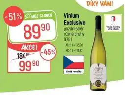 Globus Vinium Exclusive nabídka