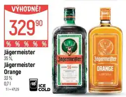 Globus Jägermeister, Jägermeister Orange nabídka