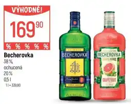 Globus Becherovka nabídka