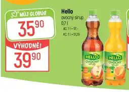 Globus Hello ovocný sirup 0,7 l nabídka