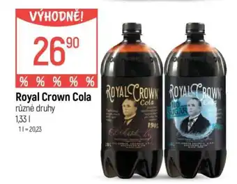 Globus Royal Crown Cola nabídka